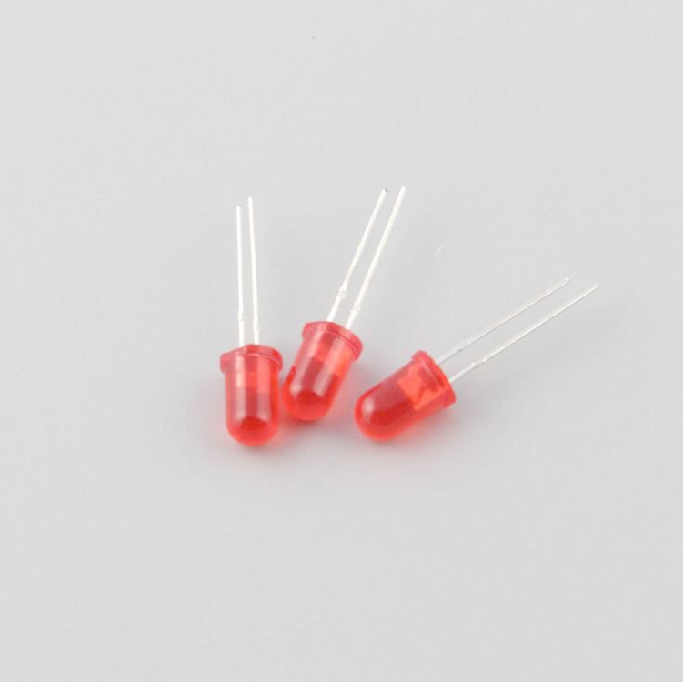 F5直插 紅發(fā)紅光